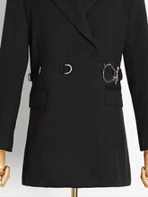 Blazer décontracté à col cranté Allison